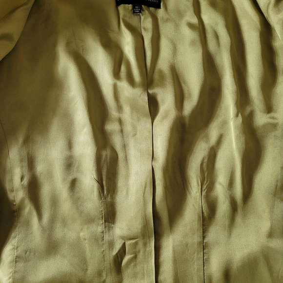 Jones New York Lime Green Leather Jacket - Picture 5 of 8